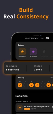 TheBuild: Reel Workout Tracker Screenshot 6 of 7