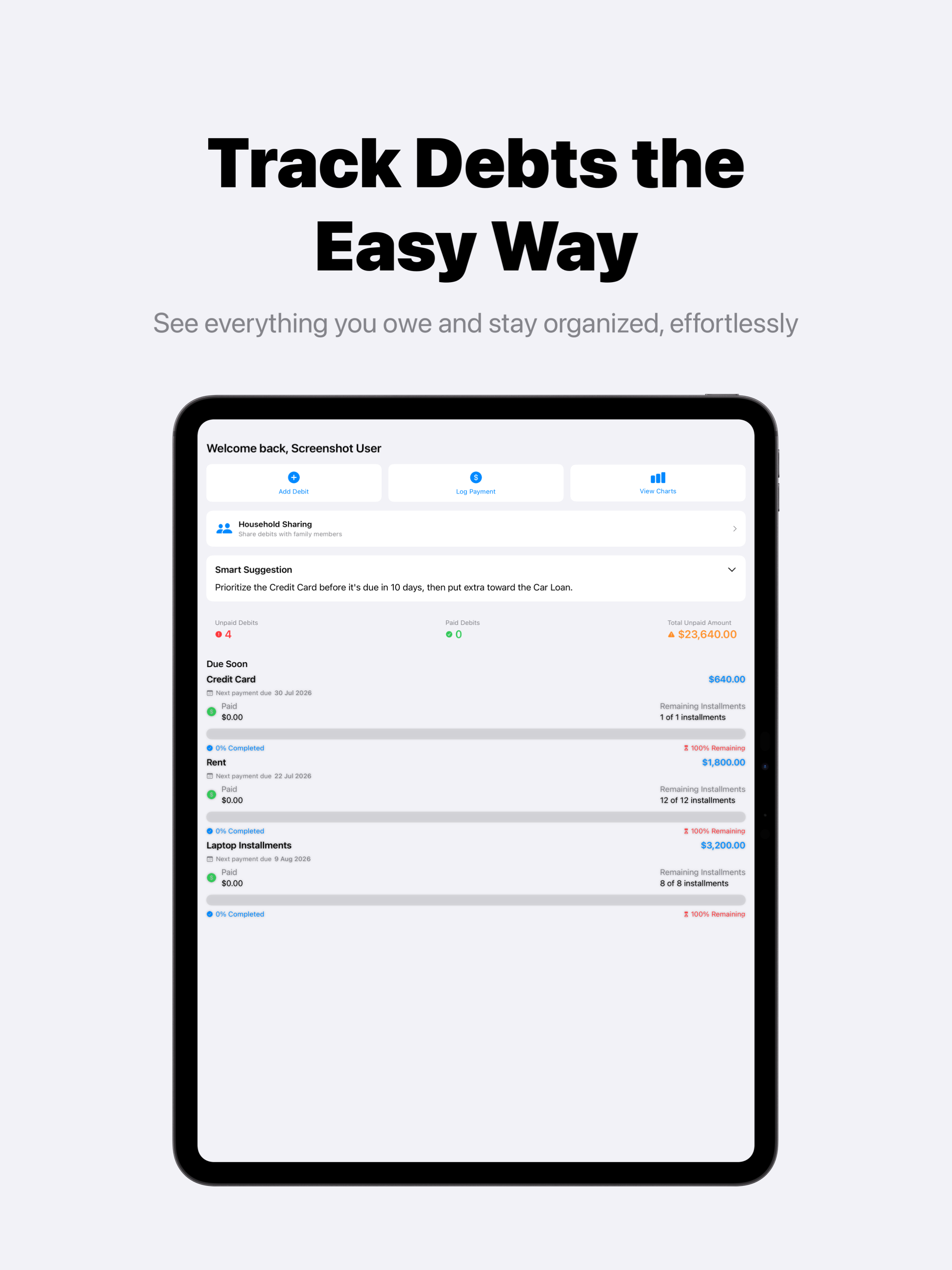 DebitTracker screenshot 9