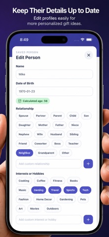 Gifty: AI Gift Finder iPhone screenshot