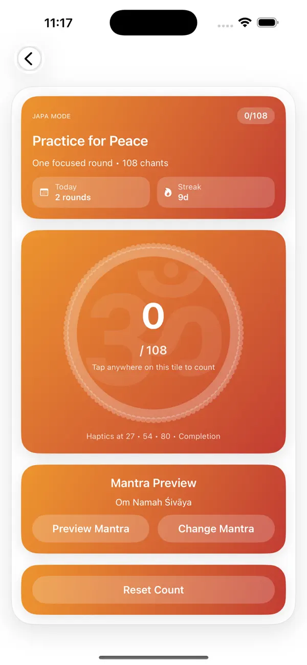 Japa & Meditate Screenshot 2