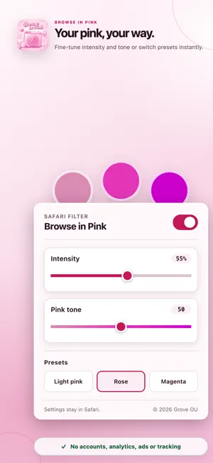 Browse in Pink screenshot 3
