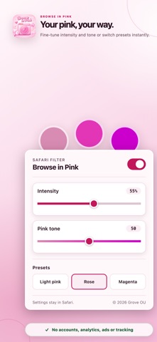 Browse in Pink Screenshot 3 of 3