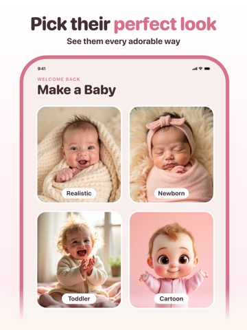 Futura: Baby Face Generator iPad screenshot