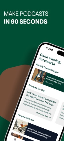 Pathaka: AI Podcast Creator iPhone screenshot