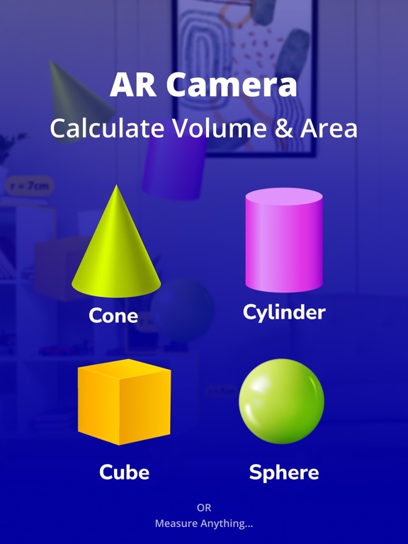 AR Camera: Volume Calculator