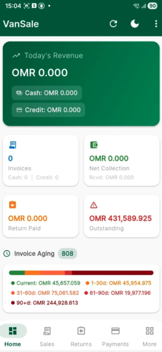 VanSale Pro Screenshot 2 of 5