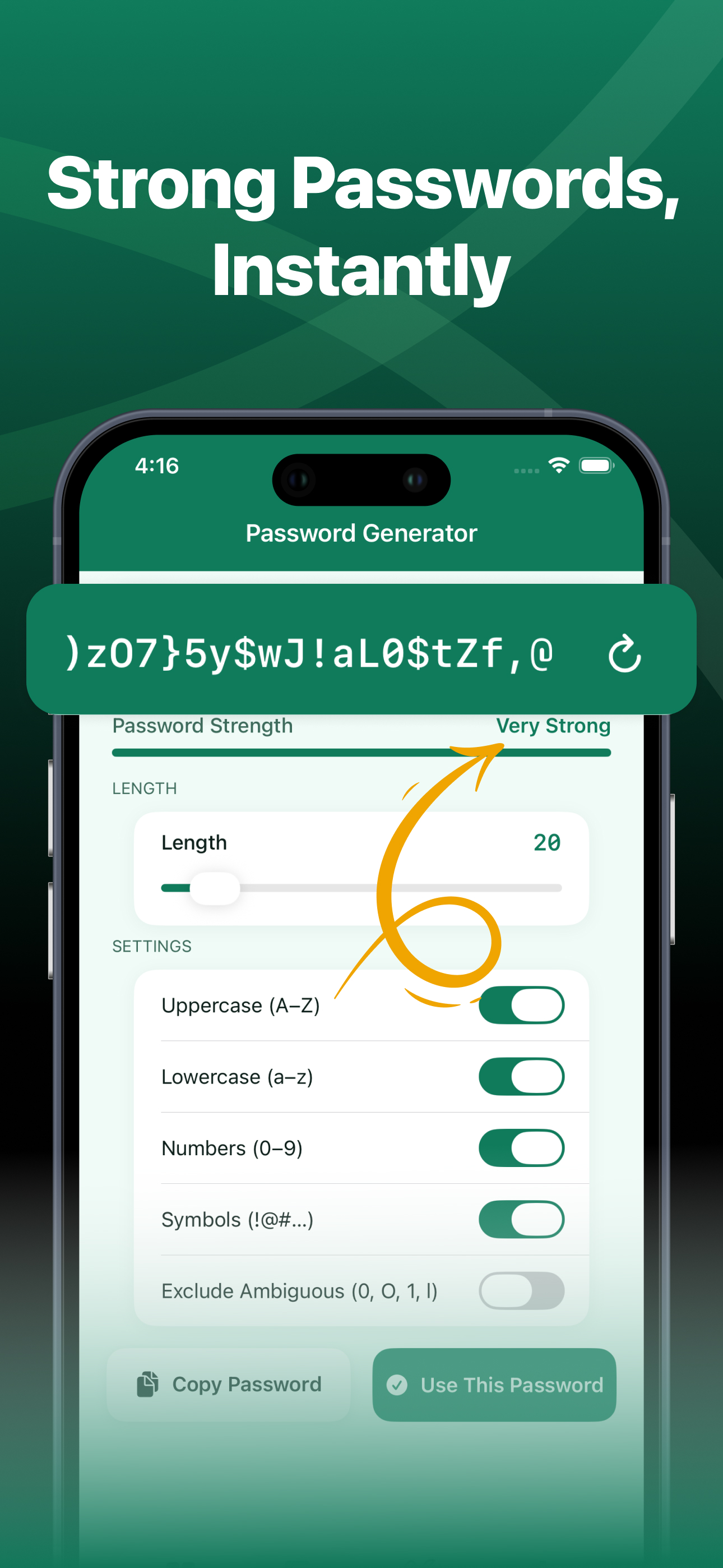 Password Manager App・ screenshot 4