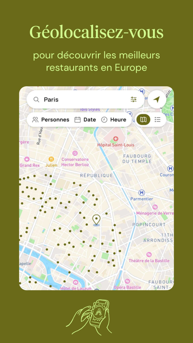 Screenshot #2 pour Zenchef: Réservation de restos