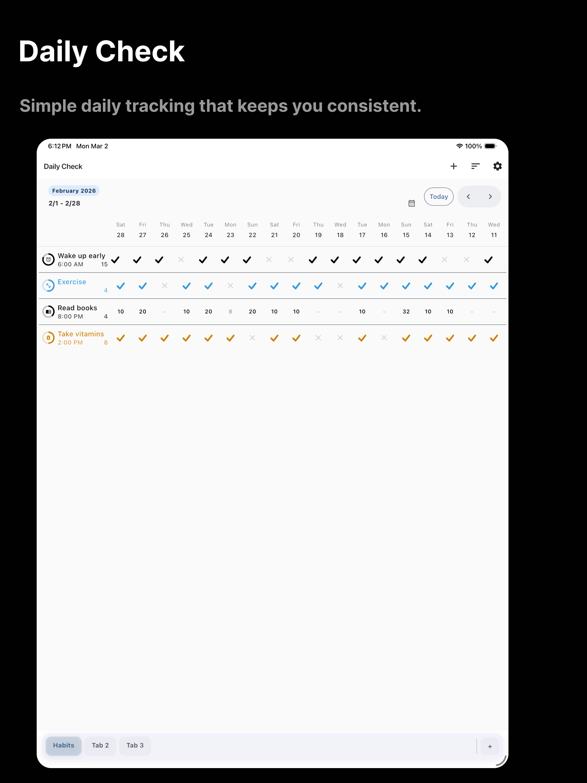 Daily Check: Routine Tracker screenshot 5