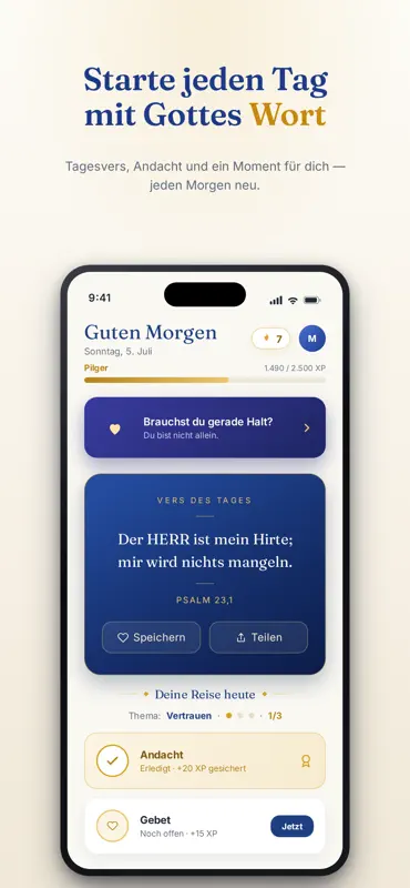 TIG: Bibel & Andacht täglich screenshot 1 of 9