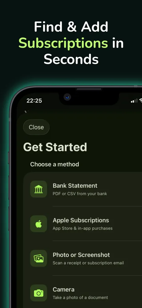 Subio: Manage Subscriptions 订阅管理追踪器应用截图