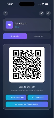QR Check-in Pro screenshot