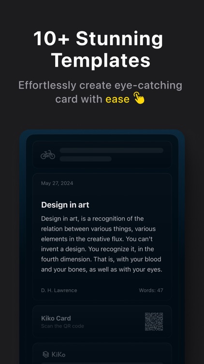 Kiko Card:Text Post & Carousel screenshot-7