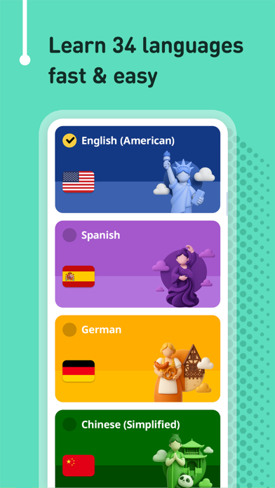 FunEasyLearn - Learn Languages iPhone screenshot 1 - Education app