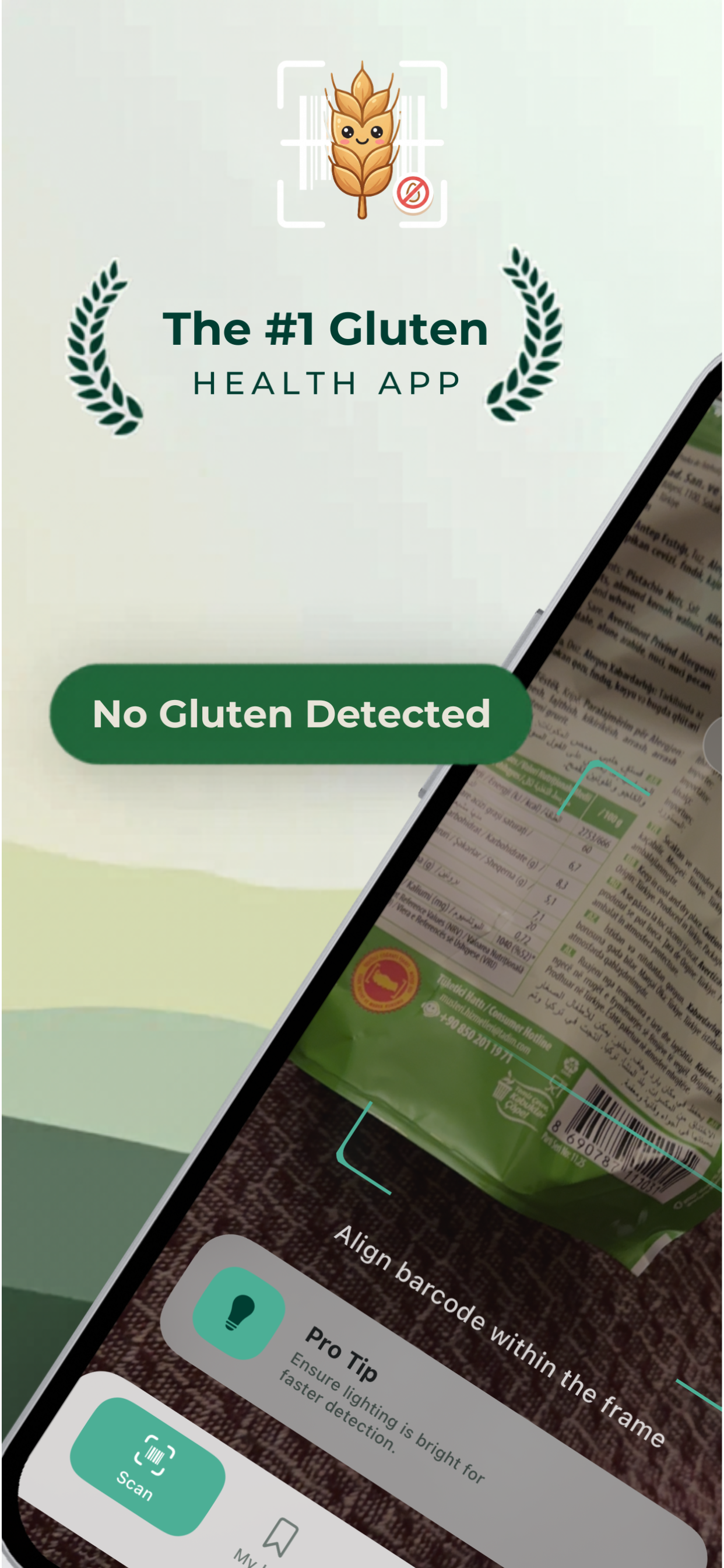 Gluten Free Nutrition Scanner
