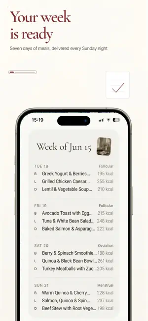 Cycle Meal Plan : LutAI screenshot 3