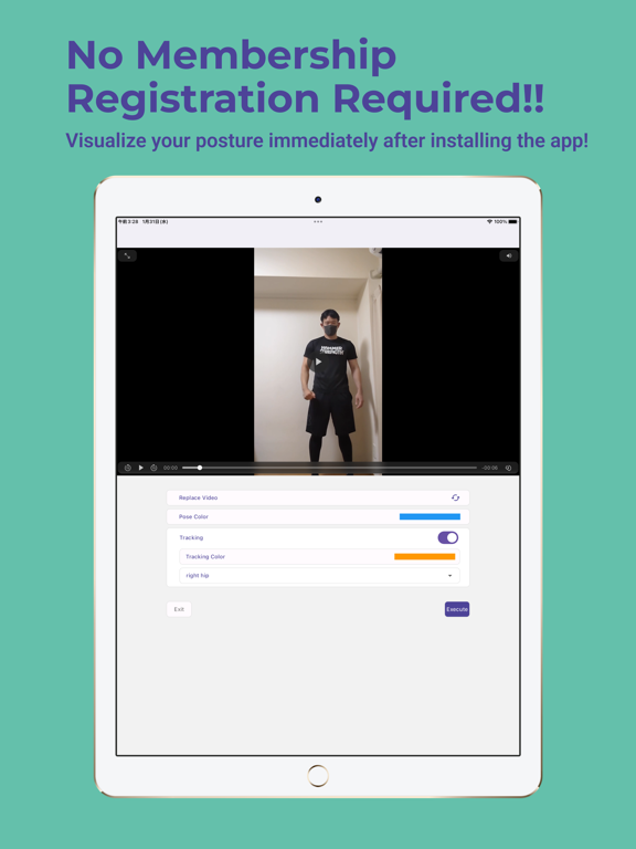 Pose & Tracking iPad screenshot 3 - Sports app