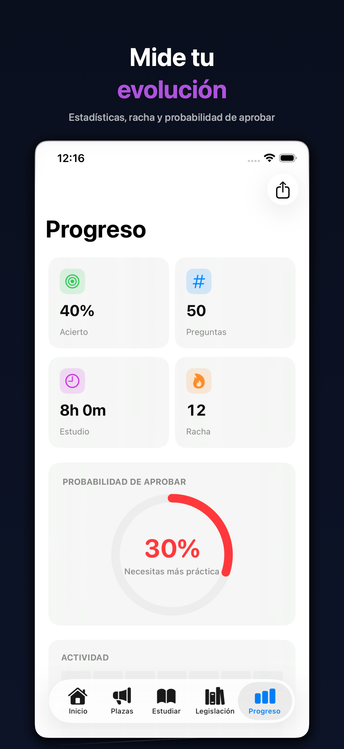 Opositor: Tests y Simulacros screenshot 5