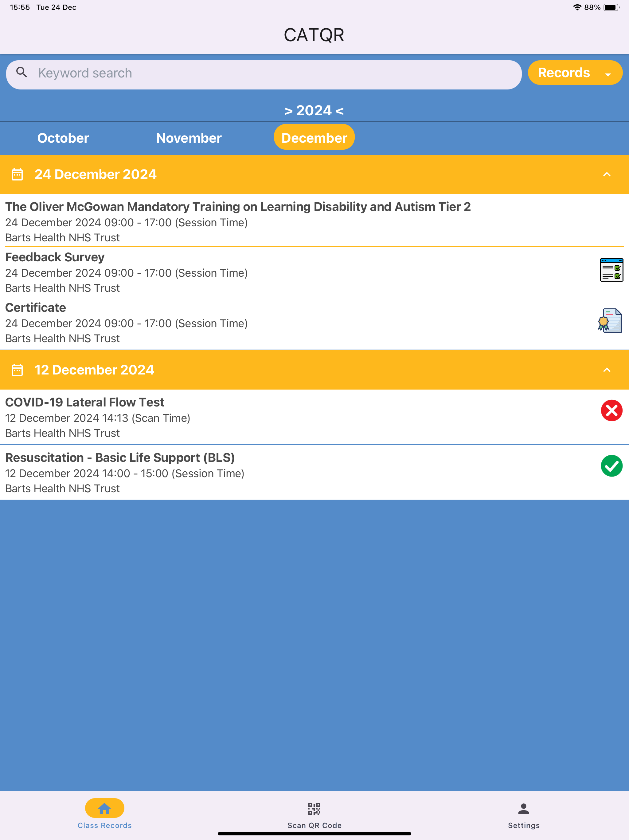 CATQR Class Attendance Tracker screenshot 6