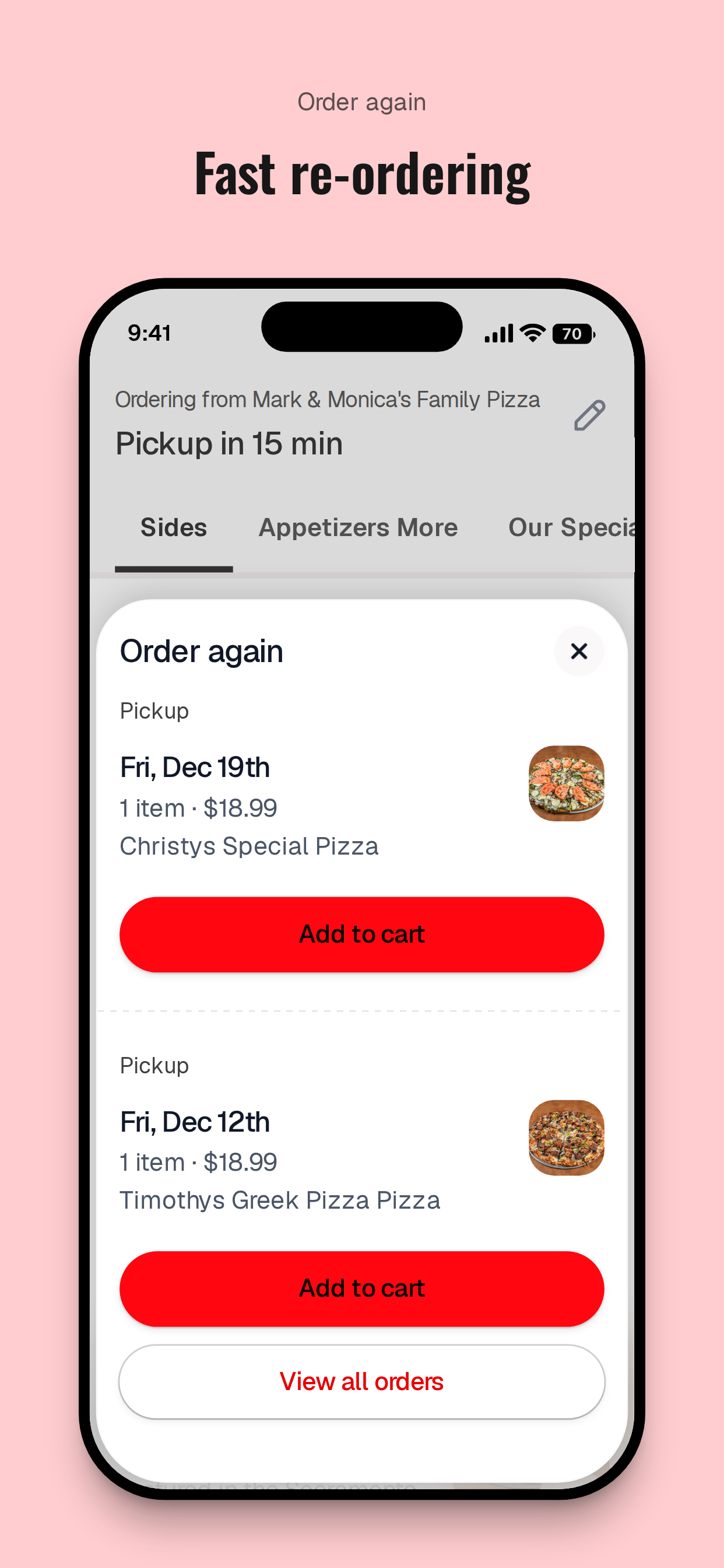 Mark & Monica’s Pizza To Go