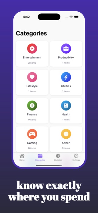 Recurroo - Track Subscriptions Screenshot 5 of 7