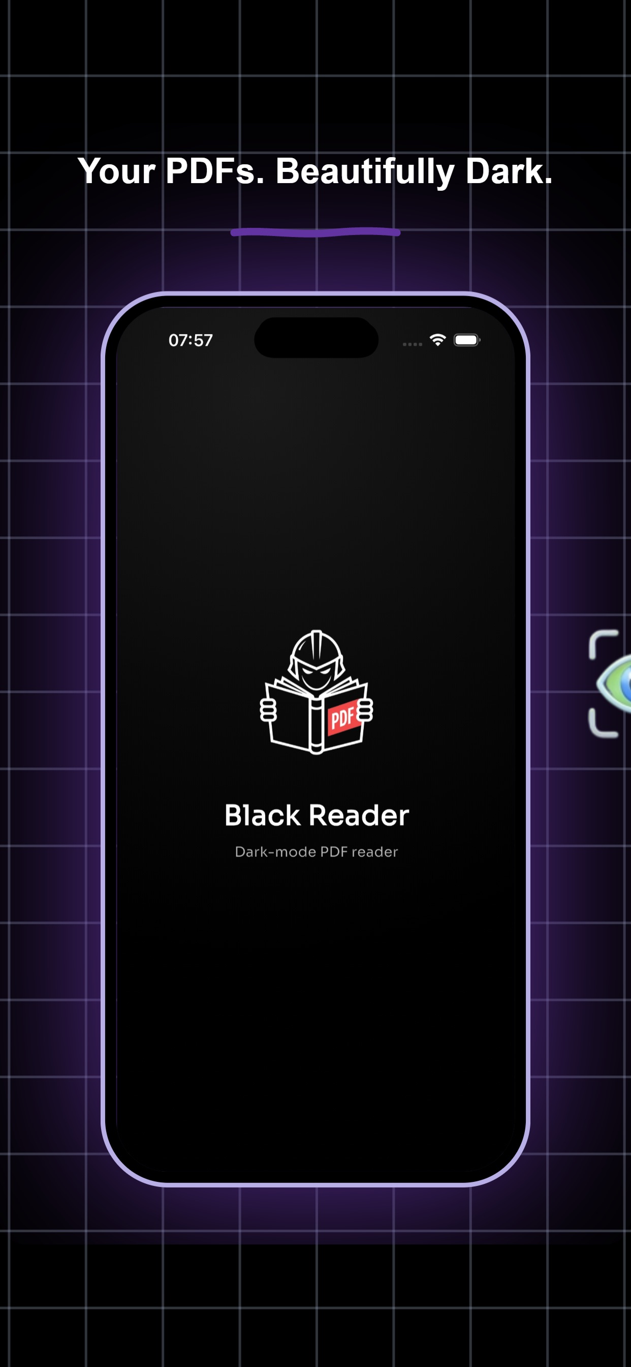 Screenshot 1 of Black Reader – PDF Reader