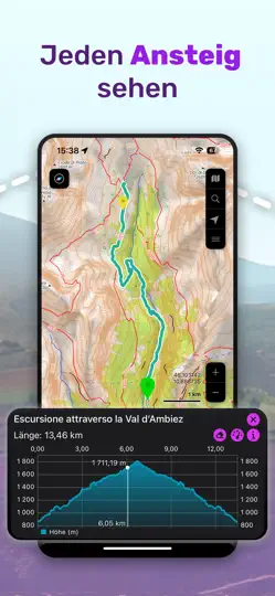 Captura de pantalla de GPX Viewer PRO: Caminar Y Bici en iPhone 5