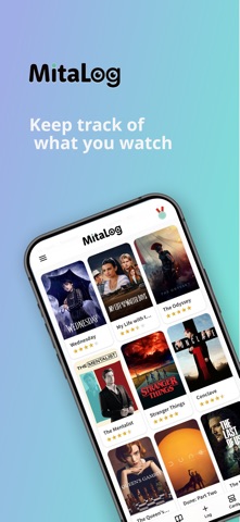 MitaLog - Movie & TV Tracker iPhone screenshot
