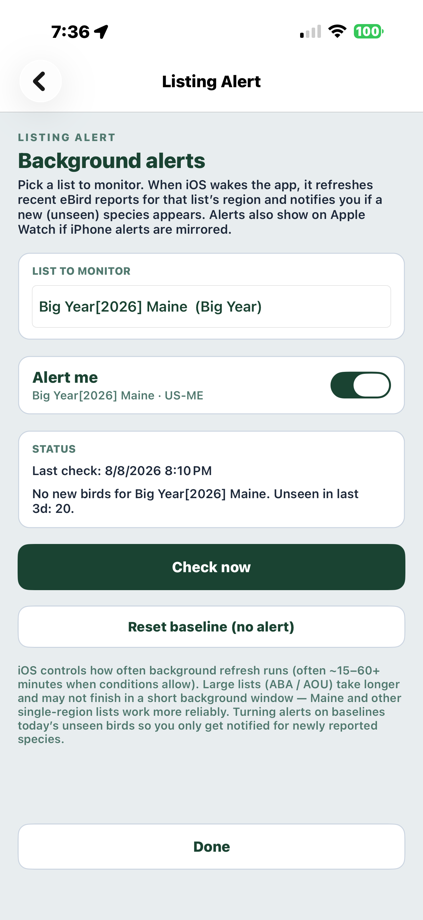 My Big Year App Store screenshot 8