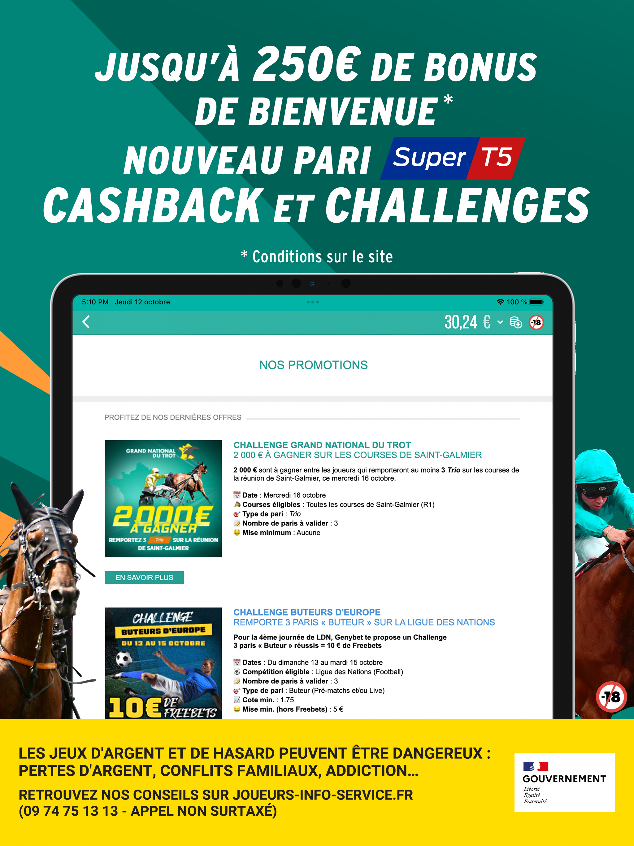 Genybet Paris Hippiques, Sport