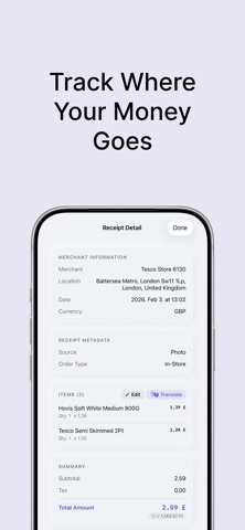 NeonReceipts screenshot