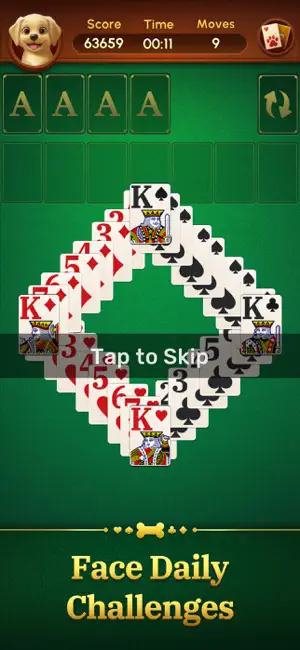 Lab Solitaire: Puppy Pals screenshot 2