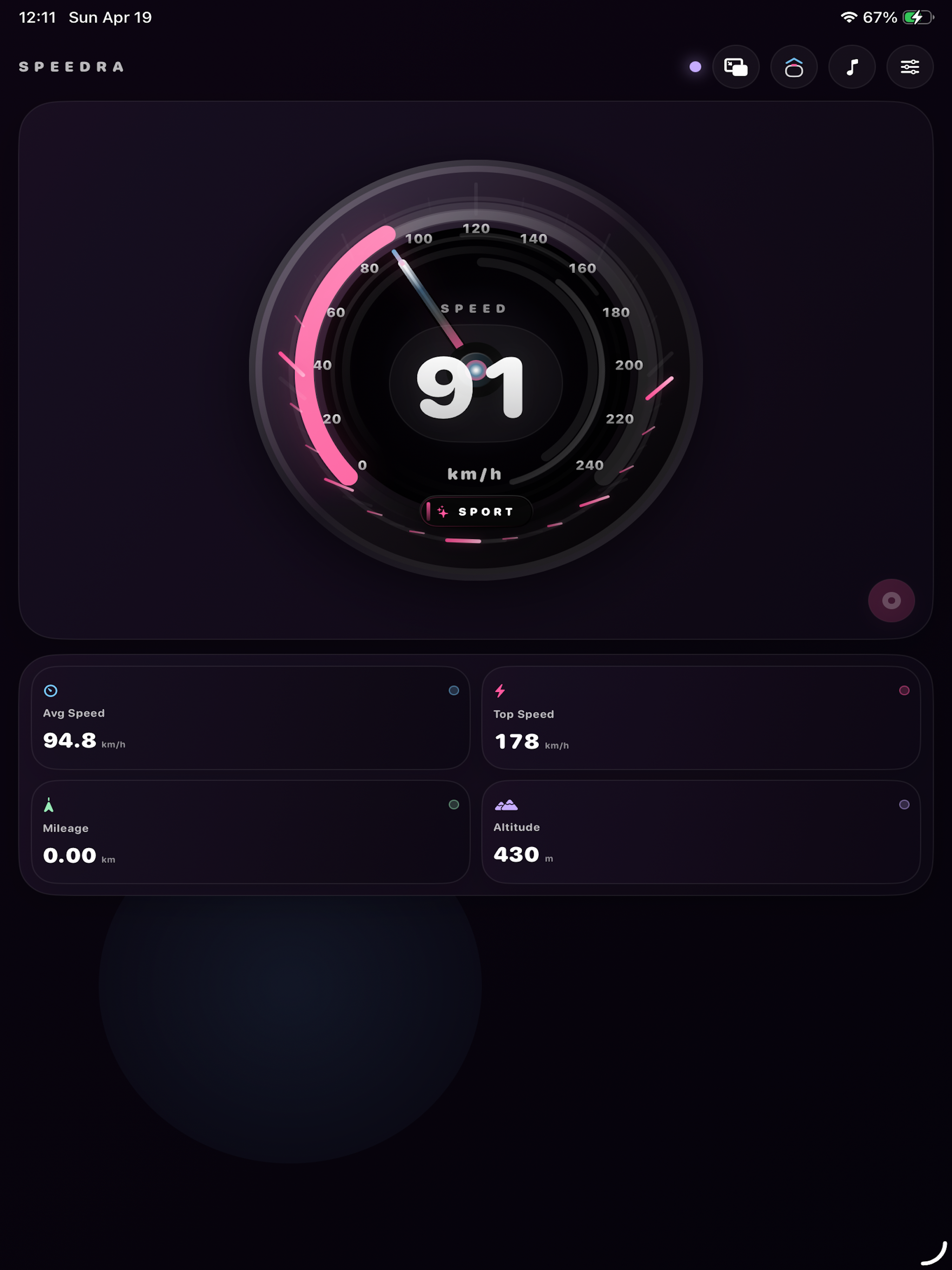 SpeedSA-GPS Speedometer&Trips