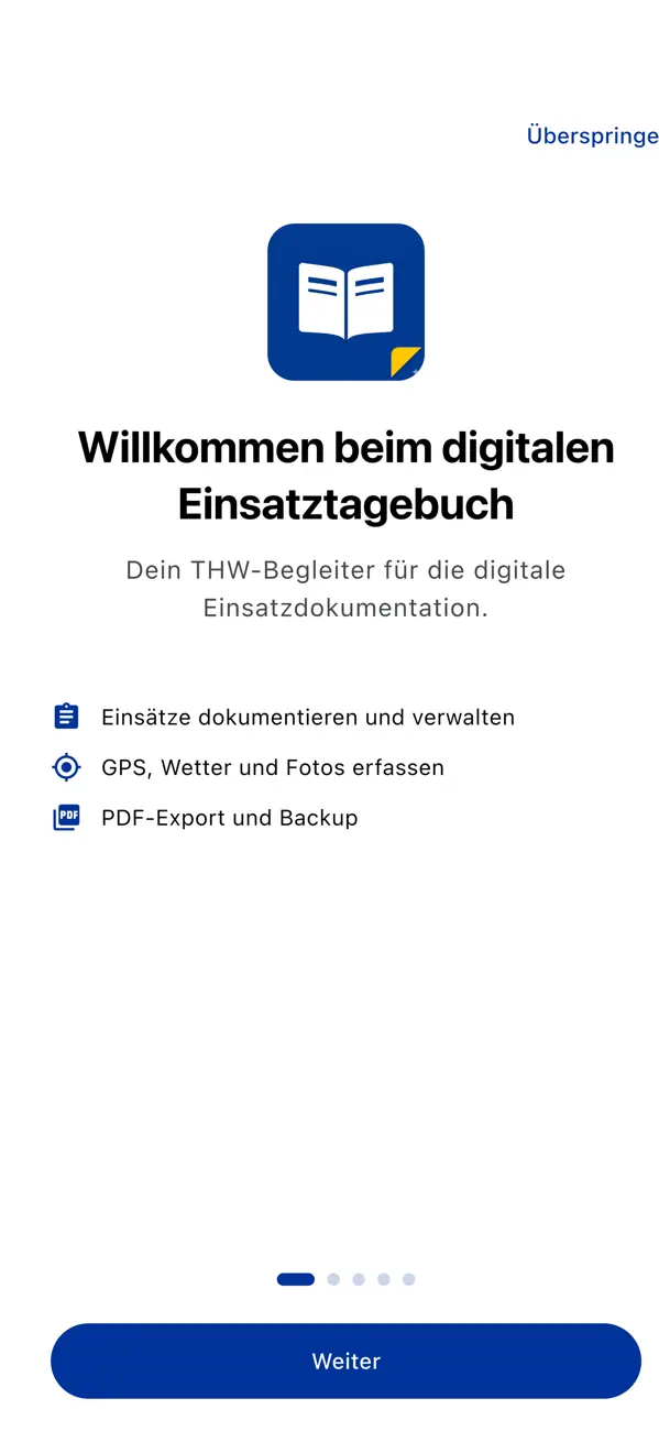 Screenshot #1 pour Einsatztagebuch