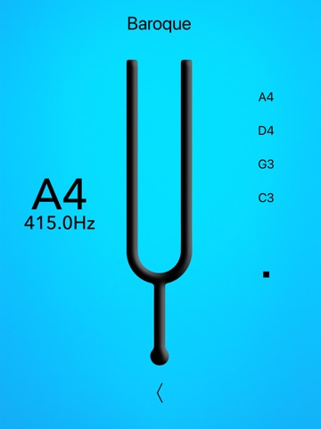 Viola Tuner Basic iPad screenshot