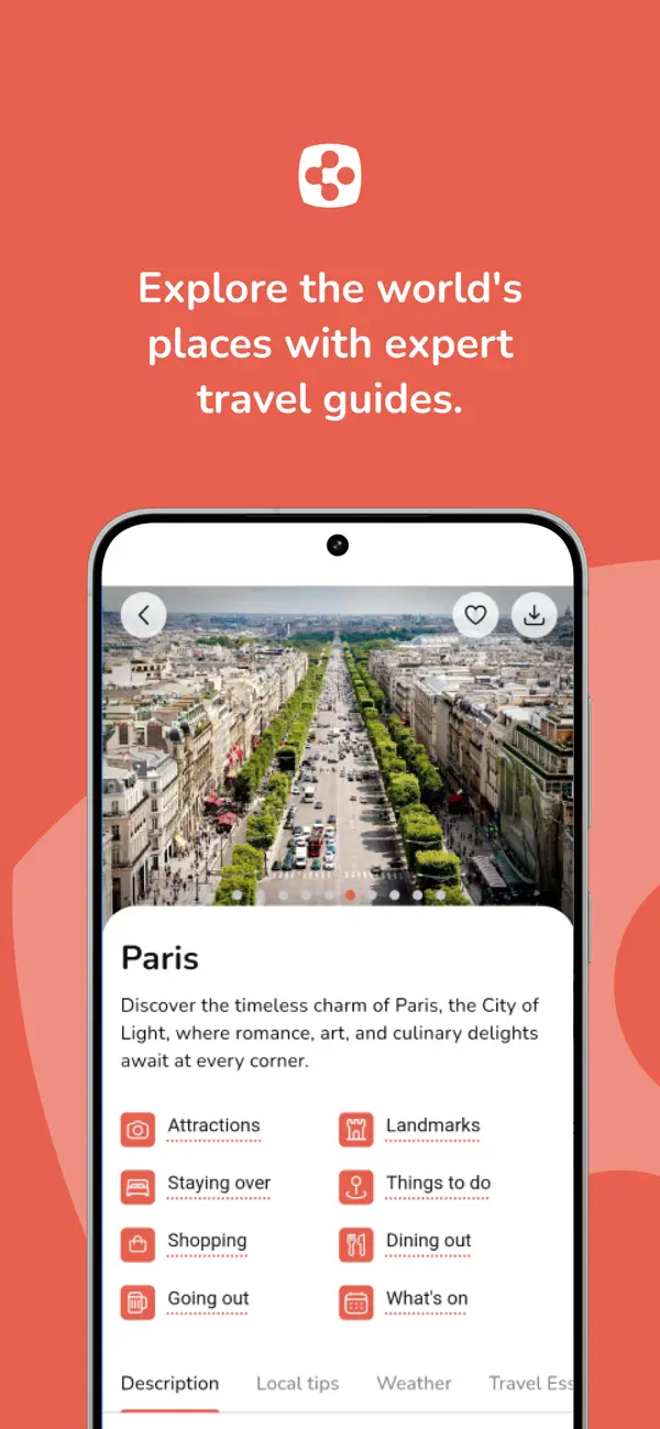 Screenshot #1 pour Evendo Travel Guide