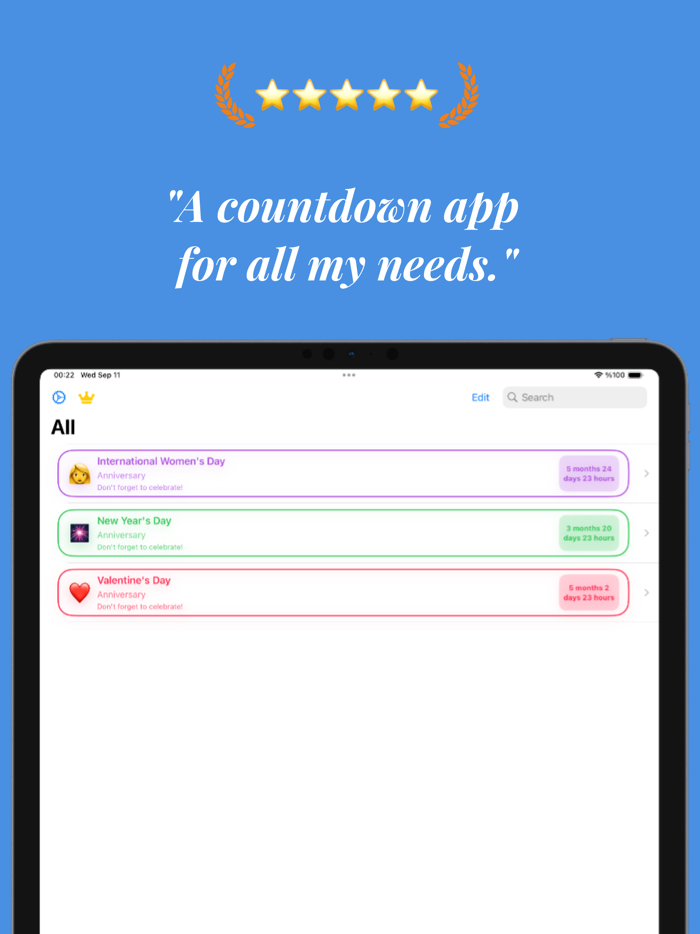 Atomic Countdown Day Reminder