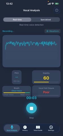 VocalFit Pro iPhone screenshot