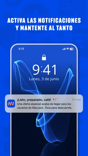 Captura de pantalla de MacJack en iPhone 7