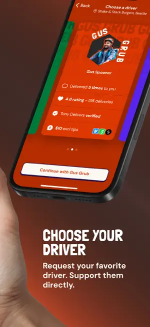 Tony Delivers: Food Delivery screenshot 2