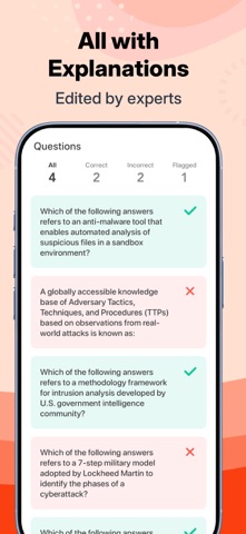 CompTIA Security+ Prep 2026 iPhone screenshot