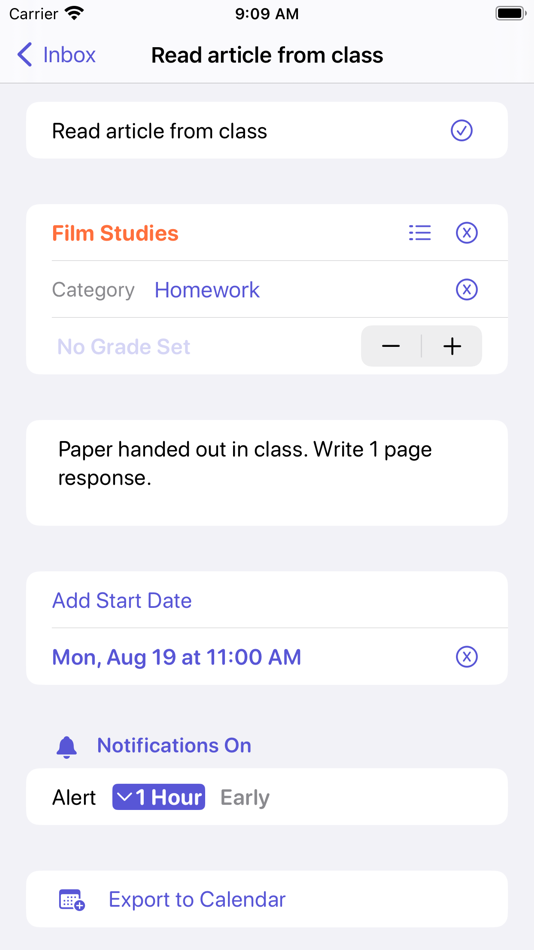 #5. Assignments for iPhone (iOS) 게시자: Pinwheel Development, Inc.