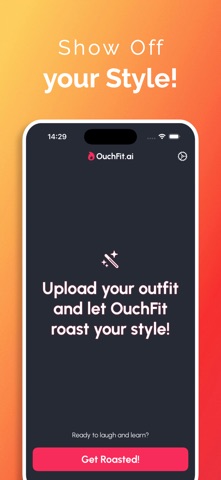 OuchFit AI: Roast my Outfit screenshot