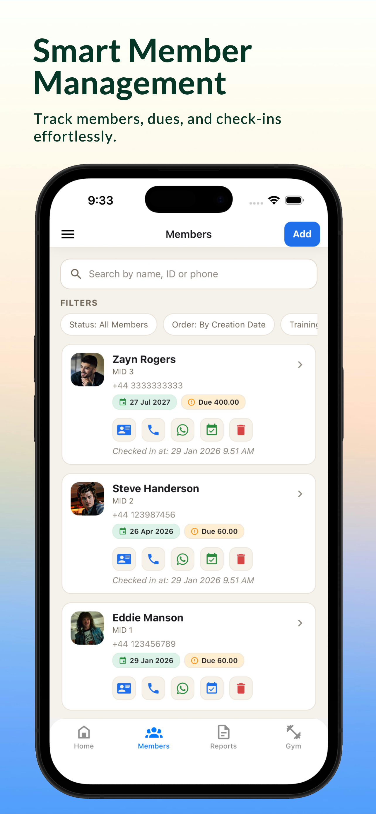 Gymzee : Gym Management App