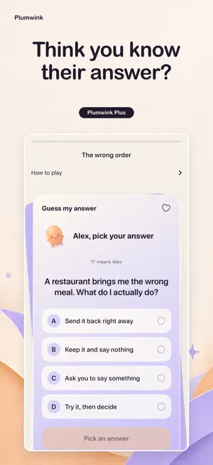 Plumwink: Date Night Games screenshot 3