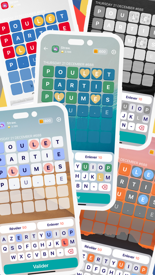 #5. Sutom – Daily Word Game (iOS) By: Straw Technologies