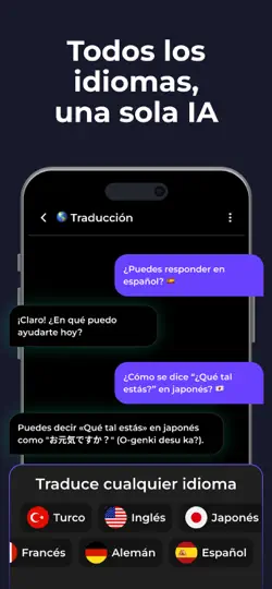 Captura de pantalla de AI! Chat IA・Chatbot En Español en iPhone 6