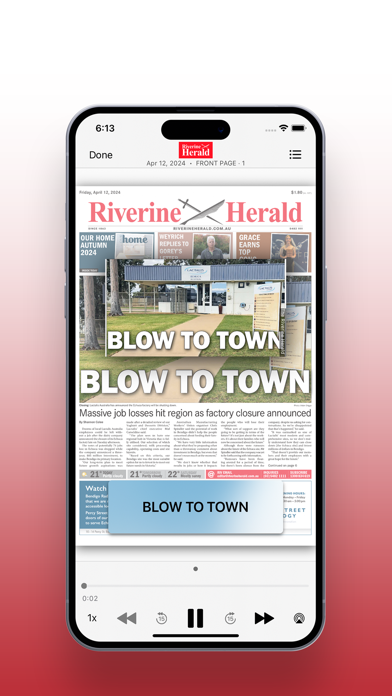 Riverine Herald Screenshot