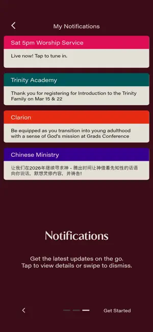 Trinity Christian Centre App screenshot 3