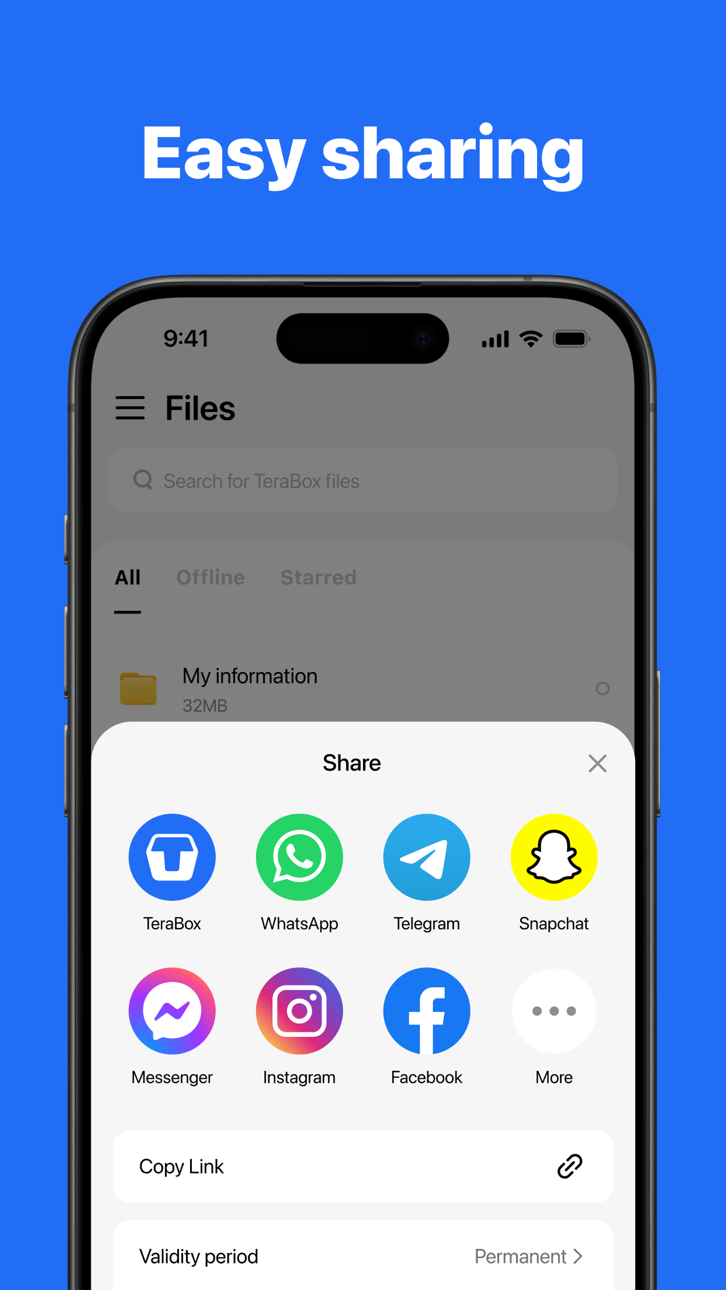 TeraBox: Cloud Storage Space Hack screenshot 4 - iOS app interface